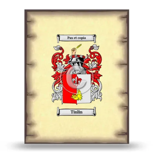 Tinlin Coat of Arms Print