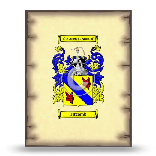 Titcomb Coat of Arms Print