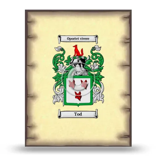 Tod Coat of Arms Print