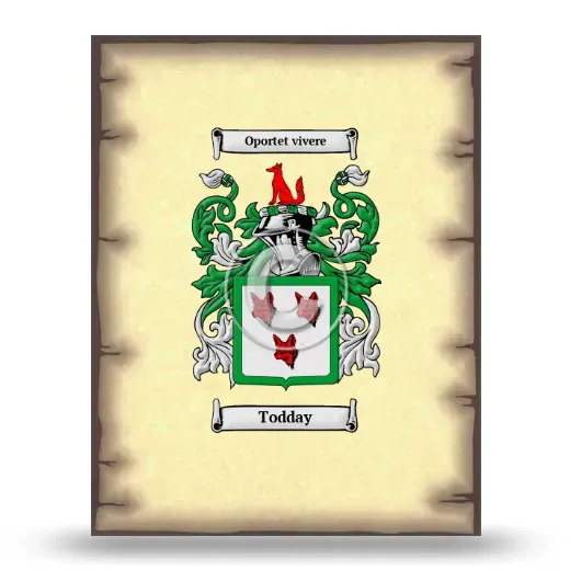 Todday Coat of Arms Print