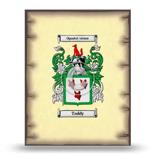 Toddy Coat of Arms Print