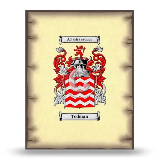 Todman Coat of Arms Print