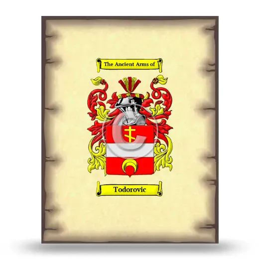 Todorovic Coat of Arms Print