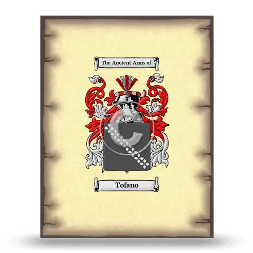 Tofano Coat of Arms Print