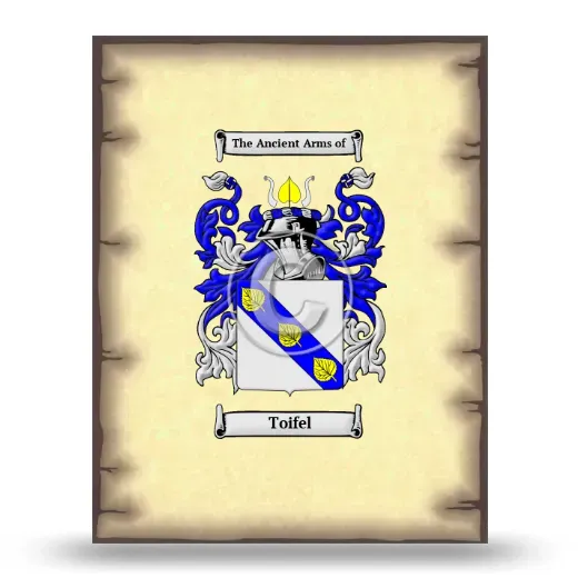 Toifel Coat of Arms Print