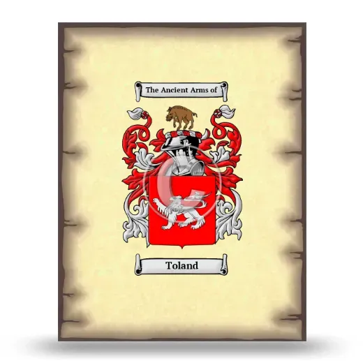 Toland Coat of Arms Print