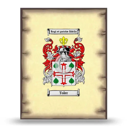Toler Coat of Arms Print