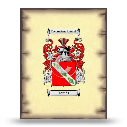 Tomás Coat of Arms Print