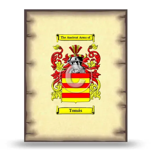 Tomás Coat of Arms Print