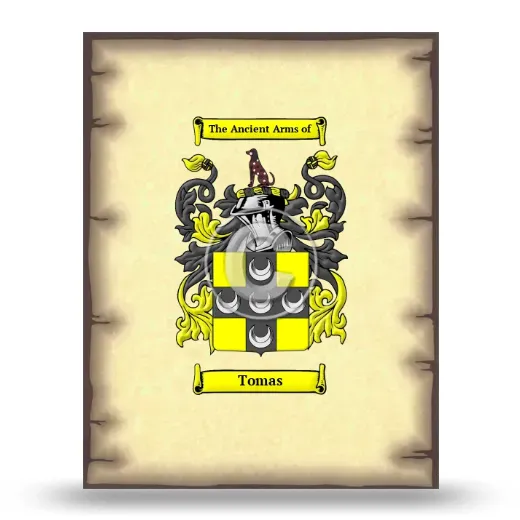 Tomas Coat of Arms Print