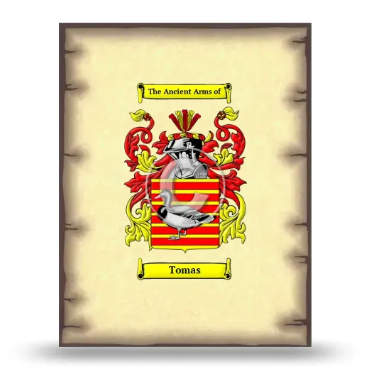 Tomas Coat of Arms Print