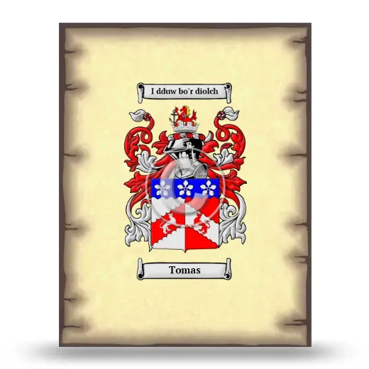 Tomas Coat of Arms Print