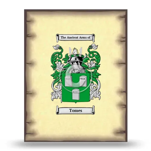 Tomes Coat of Arms Print