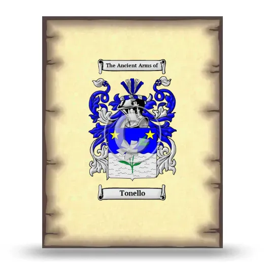 Tonello Coat of Arms Print