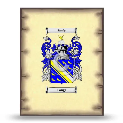 Tonge Coat of Arms Print