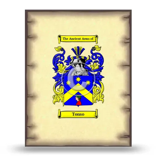 Tonso Coat of Arms Print