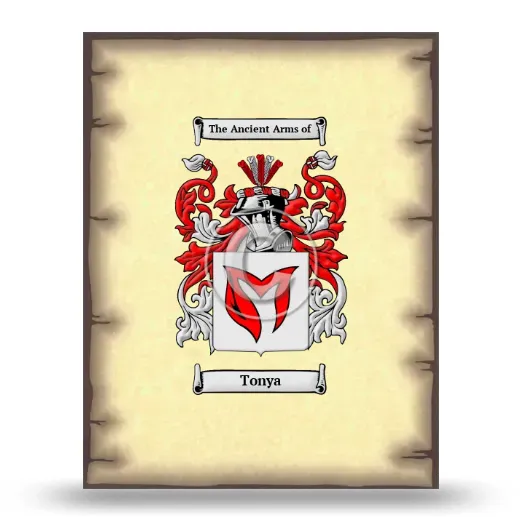 Tonya Coat of Arms Print