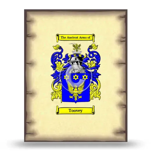 Toovey Coat of Arms Print