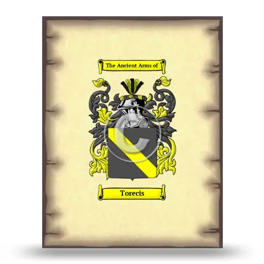 Torecis Coat of Arms Print