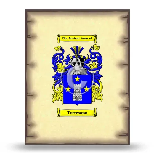 Torresano Coat of Arms Print