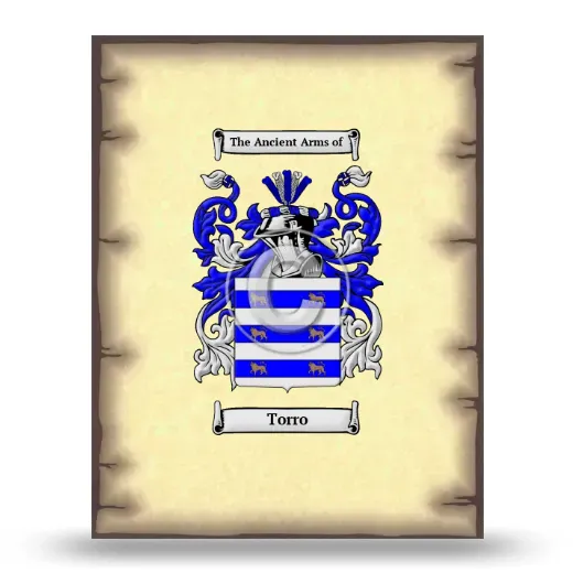 Torro Coat of Arms Print