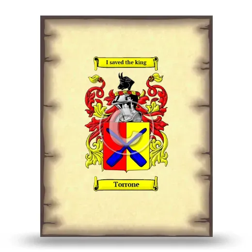 Torrone Coat of Arms Print