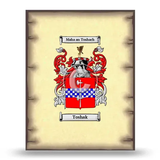 Toshak Coat of Arms Print