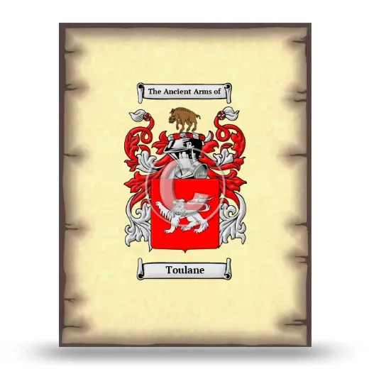 Toulane Coat of Arms Print