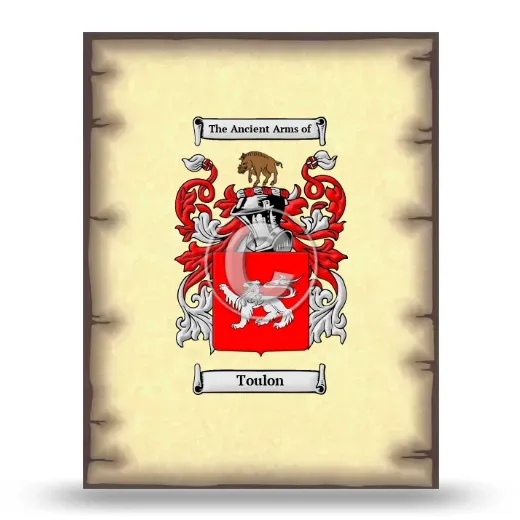 Toulon Coat of Arms Print