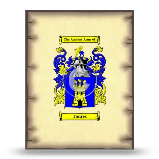 Toures Coat of Arms Print