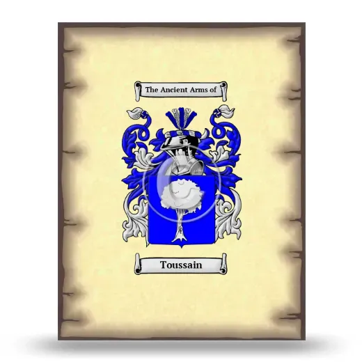 Toussain Coat of Arms Print