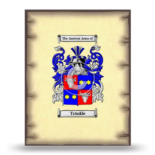 Tränkle Coat of Arms Print