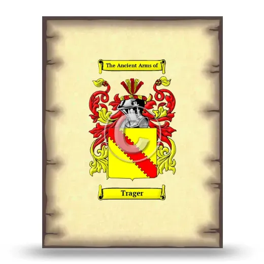 Trager Coat of Arms Print