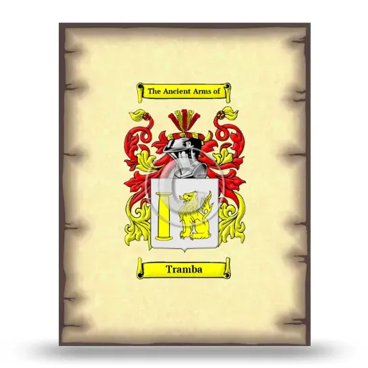 Tramba Coat of Arms Print