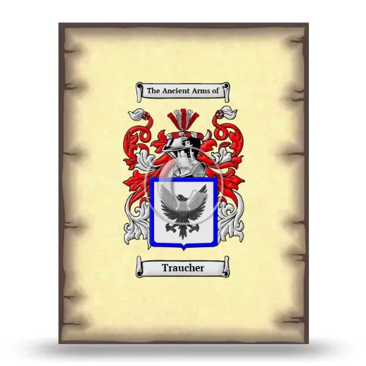 Traucher Coat of Arms Print
