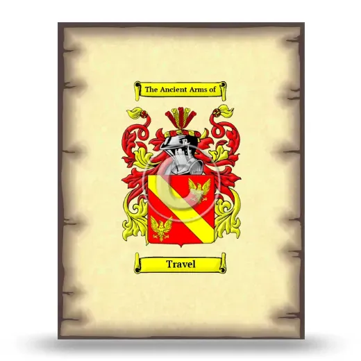 Travel Coat of Arms Print