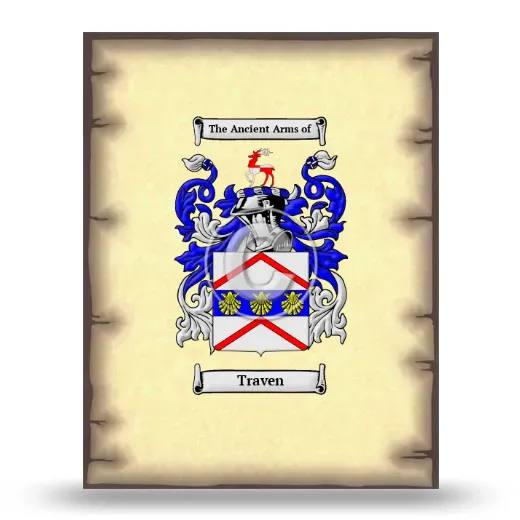 Traven Coat of Arms Print