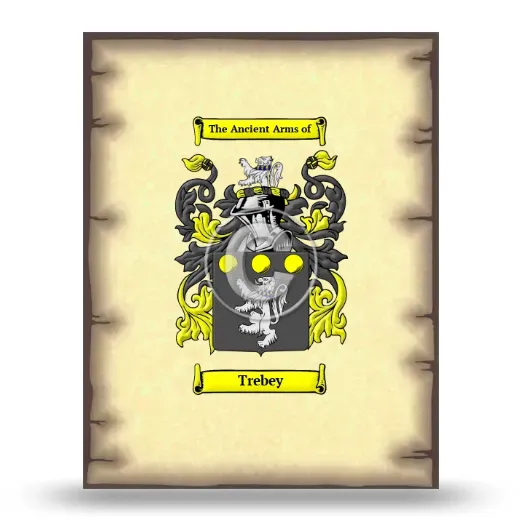 Trebey Coat of Arms Print