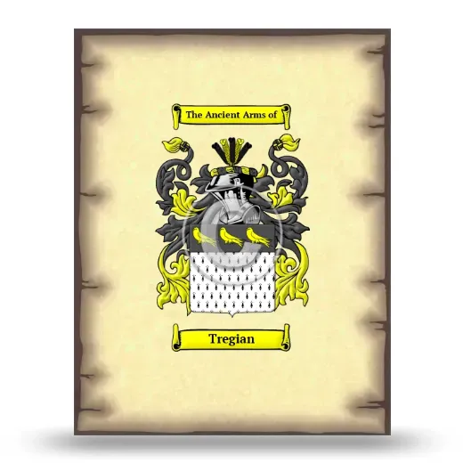 Tregian Coat of Arms Print