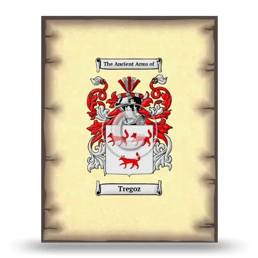 Tregoz Coat of Arms Print