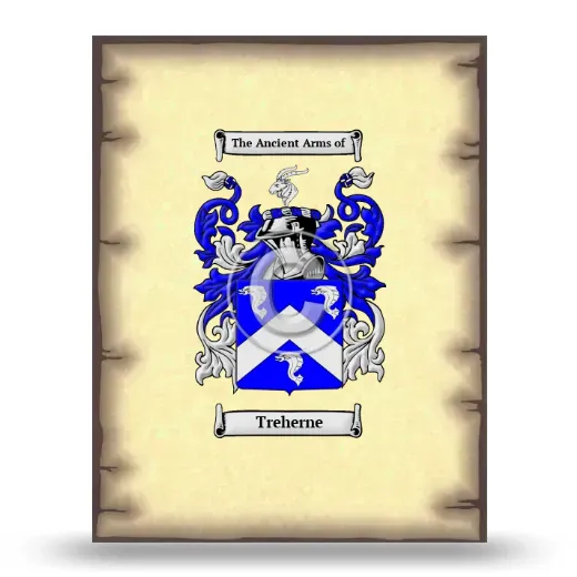Treherne Coat of Arms Print