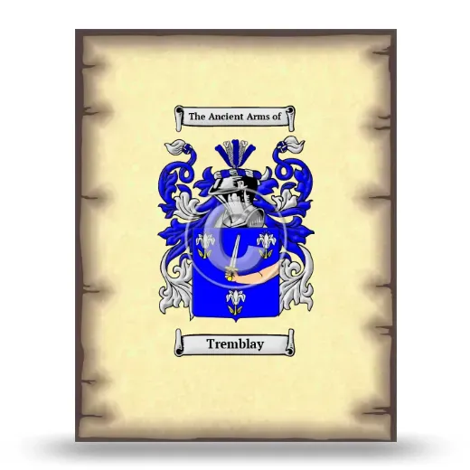 Tremblay Coat of Arms Print