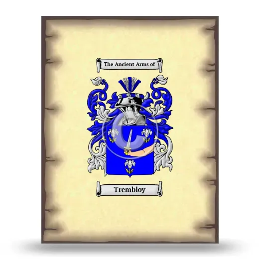 Trembloy Coat of Arms Print