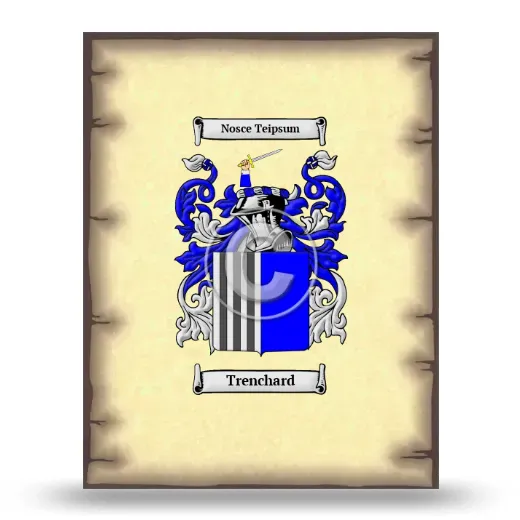 Trenchard Coat of Arms Print