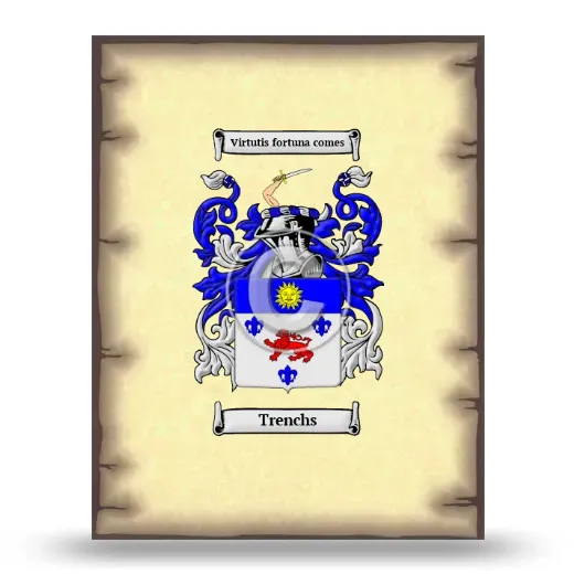 Trenchs Coat of Arms Print