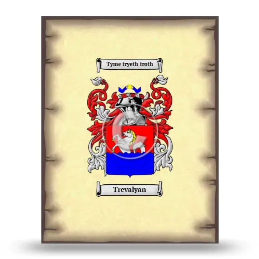 Trevalyan Coat of Arms Print