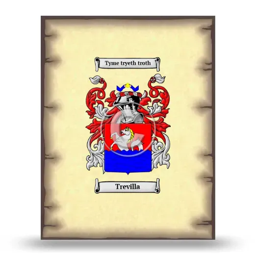 Trevilla Coat of Arms Print