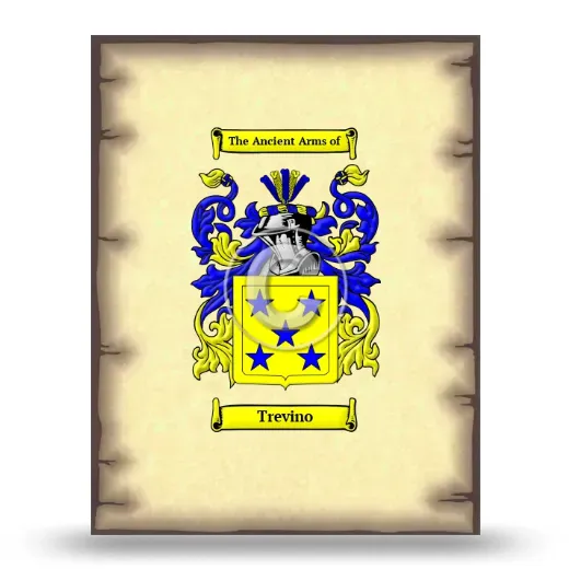 Trevino Coat of Arms Print