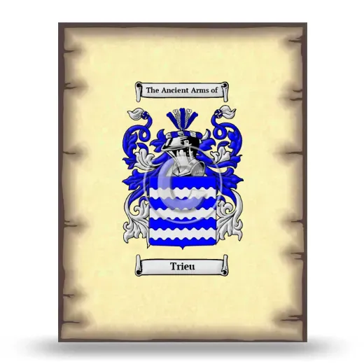 Trieu Coat of Arms Print