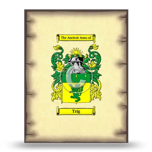 Trig Coat of Arms Print